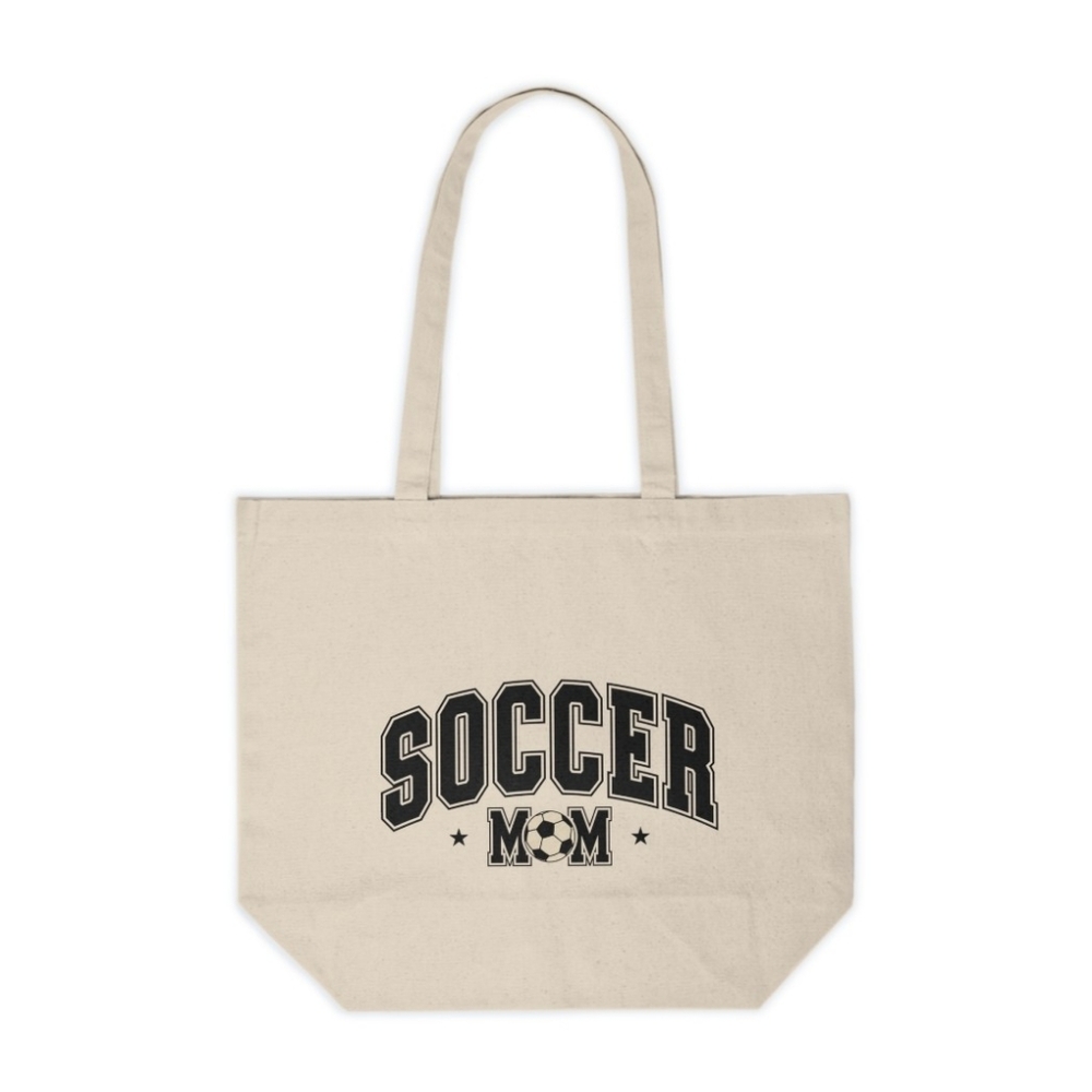 Soccer Mom Custom Canvas Tote Bag